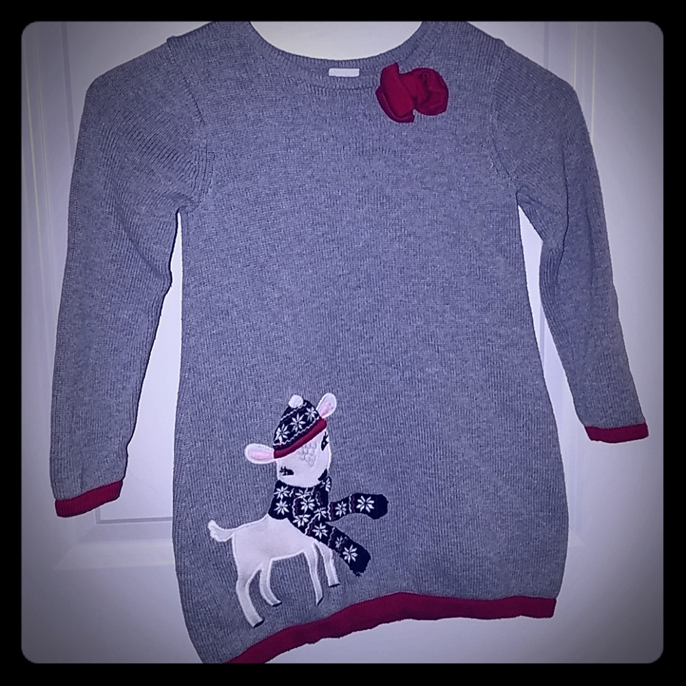 Gymboree winter deer dress